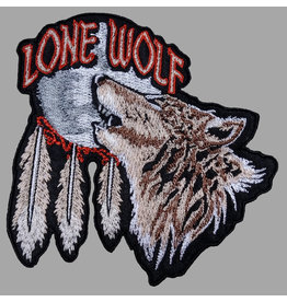 Badgeboy Lone wolf feathers small