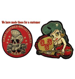 Rock a Billy style patches