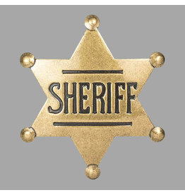 Badgeboy Sherrif star Gold