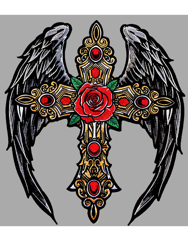 Badgeboy Cross with Wings Patch