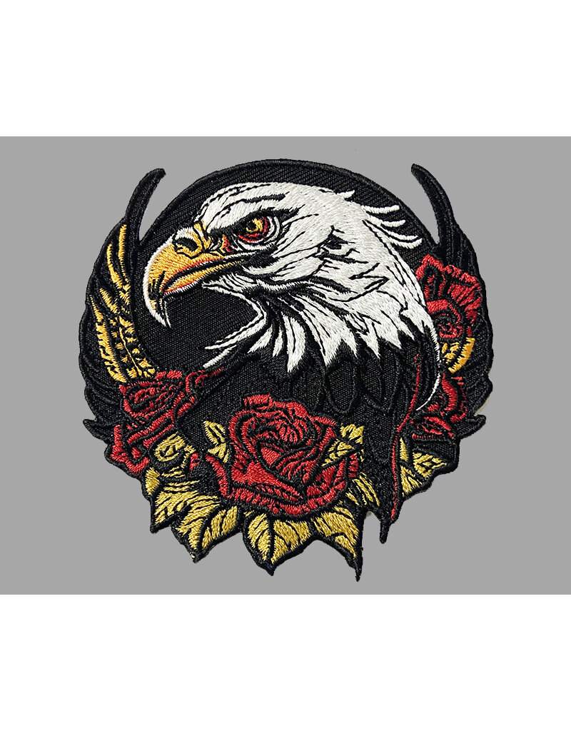 Badgeboy Eagle with Rose patch