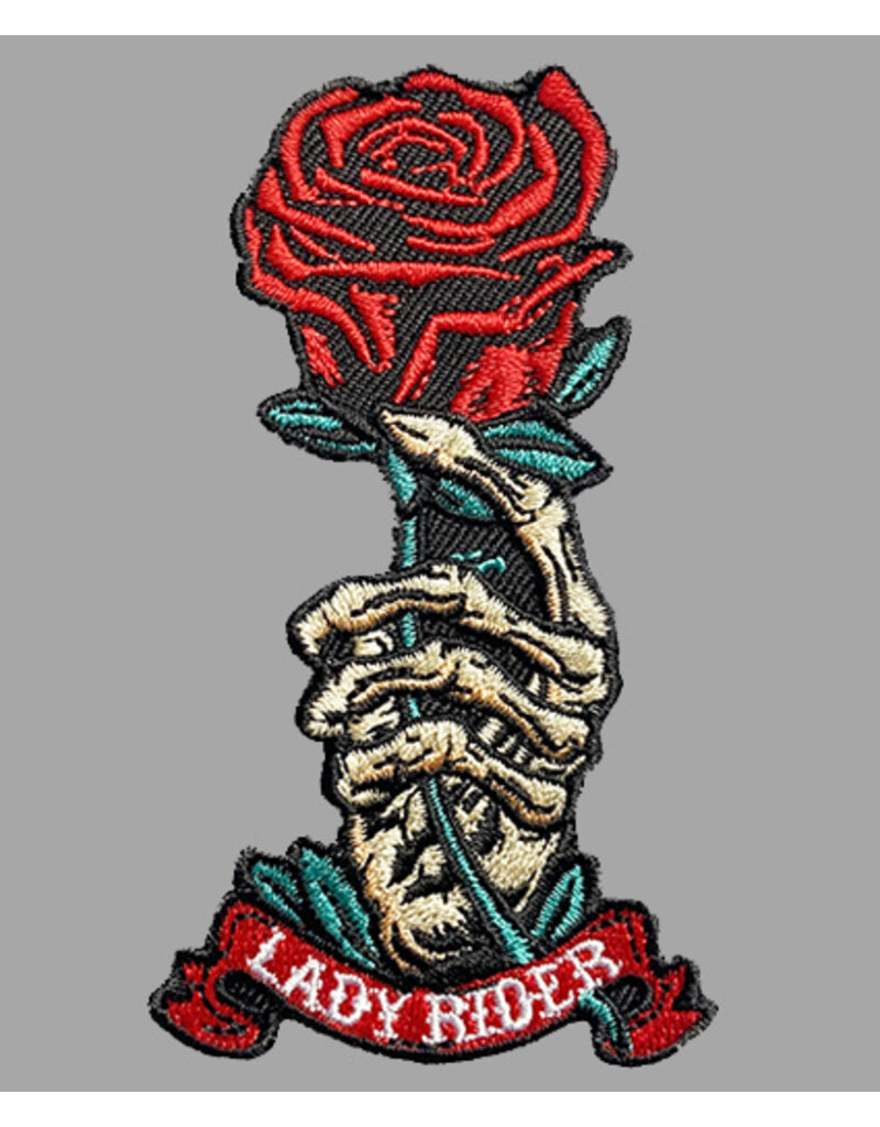 Badgeboy Skull hand Rose
