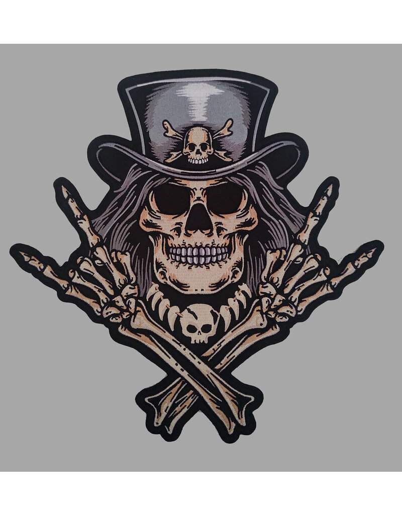 Badgeboy Never to old to Rock skull Patch