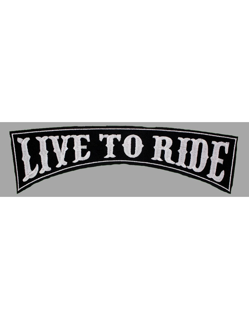 Badgeboy Live to Ride Patch