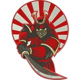 Badgeboy Samurai patch 30 cm