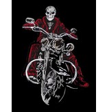 Badgeboy The Biker patch red