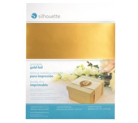 Silhouette Stickervellen - Goudfolie Silhouette Stickervellen - Goudfolie