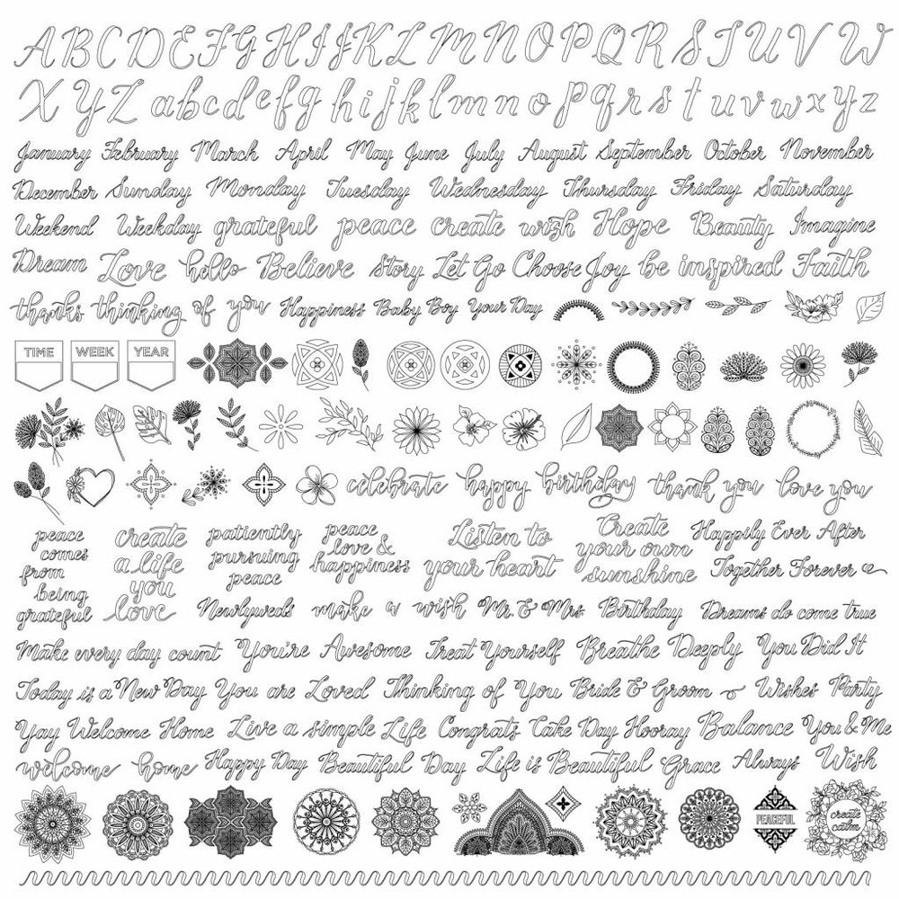 Foil Quill USB Artwork Drive:  Kelly Creates