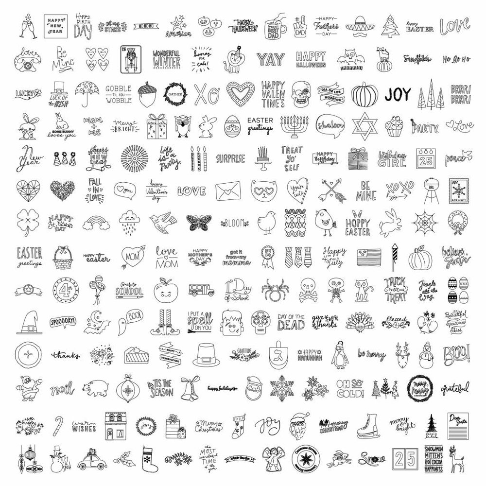 Foil Quill USB Artwork Drive: Holiday