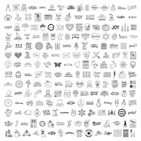 Foil Quill USB Artwork Drive: Holiday