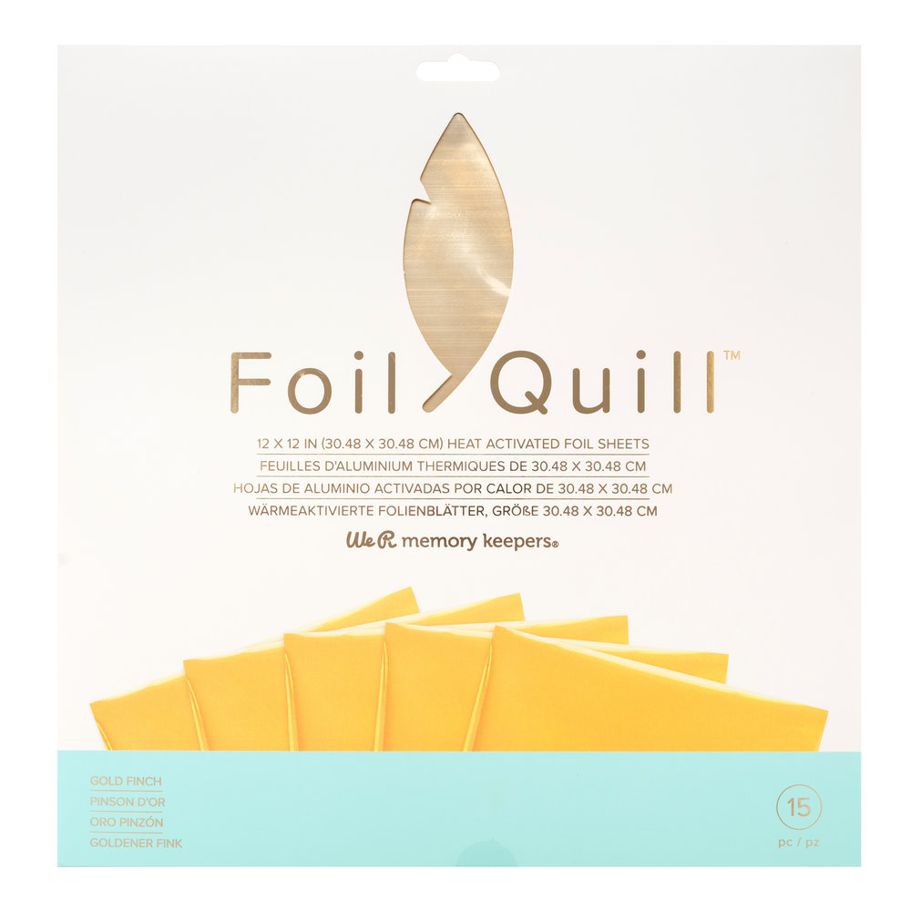 Foil Quill Sheets 12 x 12 - GOLD FINCH Foil Quill Sheets 12 x 12 - GOLD FINCH