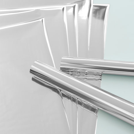 Foil Quill Sheets 12 x 12 - SILVER SWAN