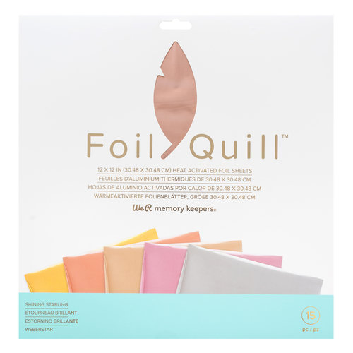Foil Quill Sheets 12 x 12 - SHINING STARLING 