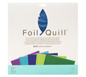 Foil Quill Sheets 12 x 12 - PEACOCK Foil Quill Sheets 12 x 12 - PEACOCK