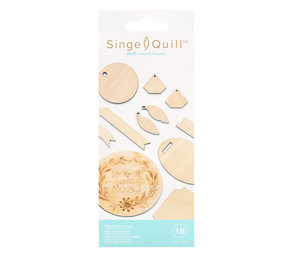 Singe Quill Wood veneer Ephemera