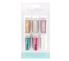 Glue Quill Glitter Multi (6pk)