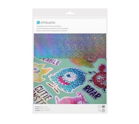 Silhouette Stickervellen - Holografische Stippen