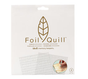 Foil Quill Freestyle- Stencils: Monogram Foil Quill Freestyle- Stencils: Monogram