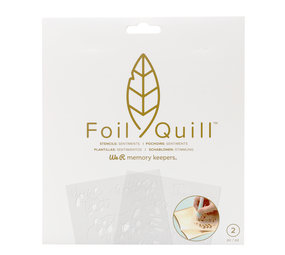 Foil Quill Freestyle- Stencils: Sentimenten Foil Quill Freestyle- Stencils: Sentimenten