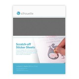 Silhouette Stickervellen Scratch-off - Zilver Silhouette Stickervellen Scratch-off - Zilver