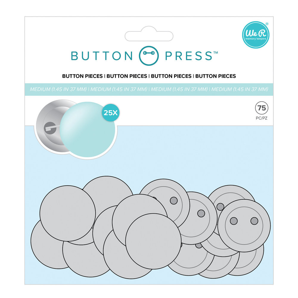 Button Maker Button Navulverpakking MEDIUM Button Maker Button Navulverpakking MEDIUM