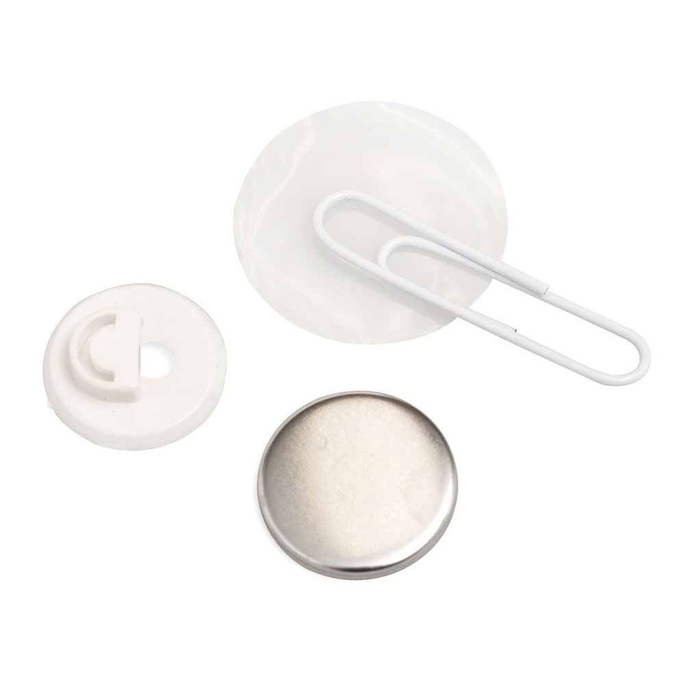 Button Press Paper Clip Backers