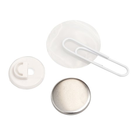 Button Press Paper Clip Backers