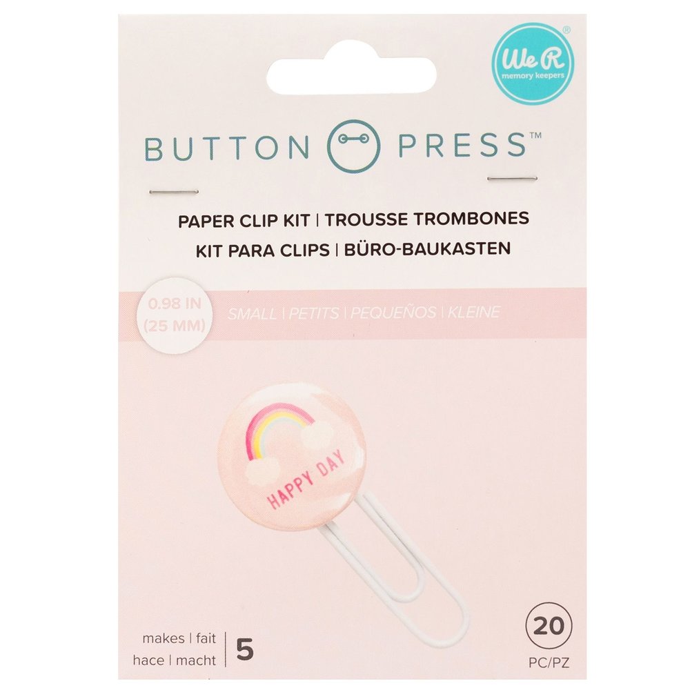 Button Press Paper Clip Backers