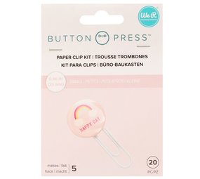 Button Press Paper Clip Backers