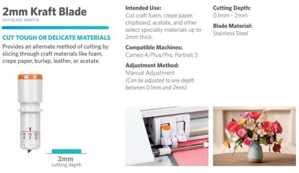 Silhouette 2 mm Kraft Blade (type B) Silhouette 2 mm Kraft Blade (type B)
