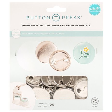 Button Maker Button Navulverpakking MEDIUM Button Maker Button Navulverpakking MEDIUM