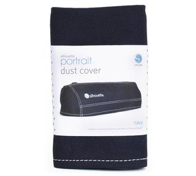 Silhouette Portrait Dust Cover - Navy Silhouette Portrait Dust Cover - Navy