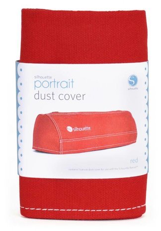 Silhouette Portrait Dust Cover - Red
