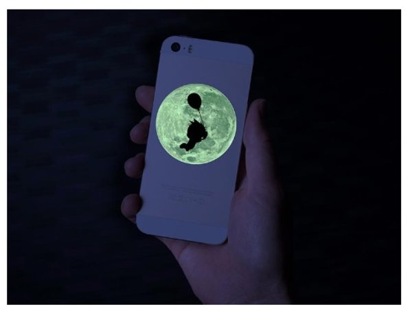 Silhouette Stickervellen - Glow in the dark Silhouette Stickervellen - Glow in the dark