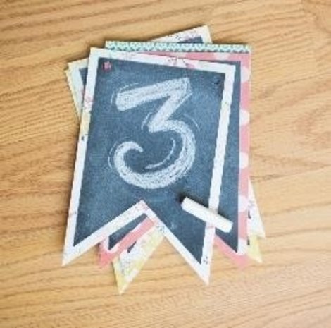 Silhouette Chalkboard Cardstock - Adhesive back