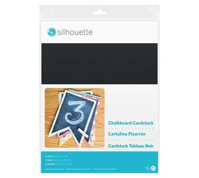 Silhouette Chalkboard Cardstock - Adhesive back