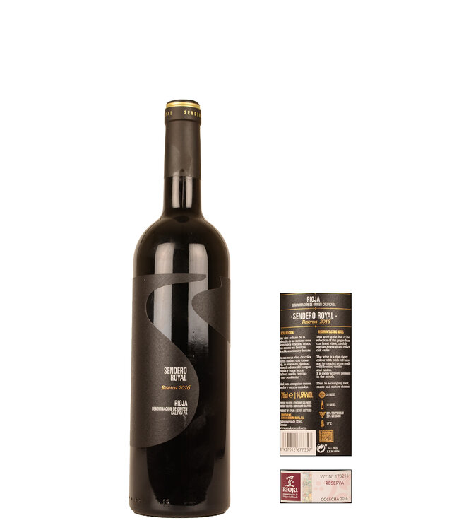 Reserva 24 meses en barrica 80% Tempranillo - 20% Graciano 2016