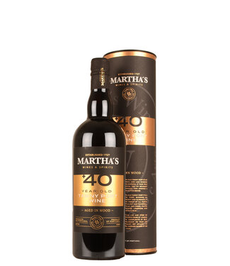 Martha' s Wines Porto Classic Bottle 40 ANOS + Tube