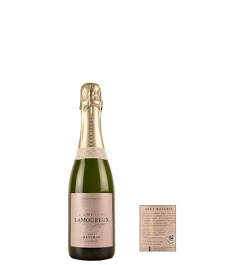 Champagne Lamoureux Cuvée Réserve Brut - 100% Pinot Noir 0,38L