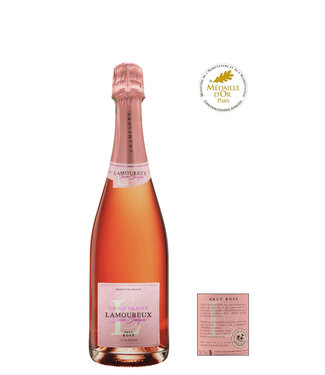 Champagne Lamoureux Cuvée Rosé Brut - 90% Pinot Noir et 10% Pinot Meunier