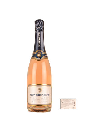 Monmosseau Crémant de Loire - Rosé Cabernet franc et Grolleau noir