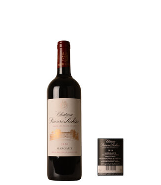 Château Prieuré-Lichine wooden case 12 Margaux 4ieme GCC 2020