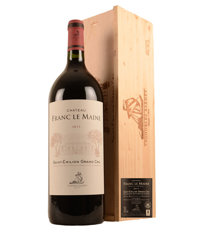 Château Franc Le Maine - Magnum caisse bois individuel Saint-Emilion Grand Cru 2016