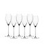 Definition Champagneglazen 250 ml - 6 stuks (3x2 glazen)