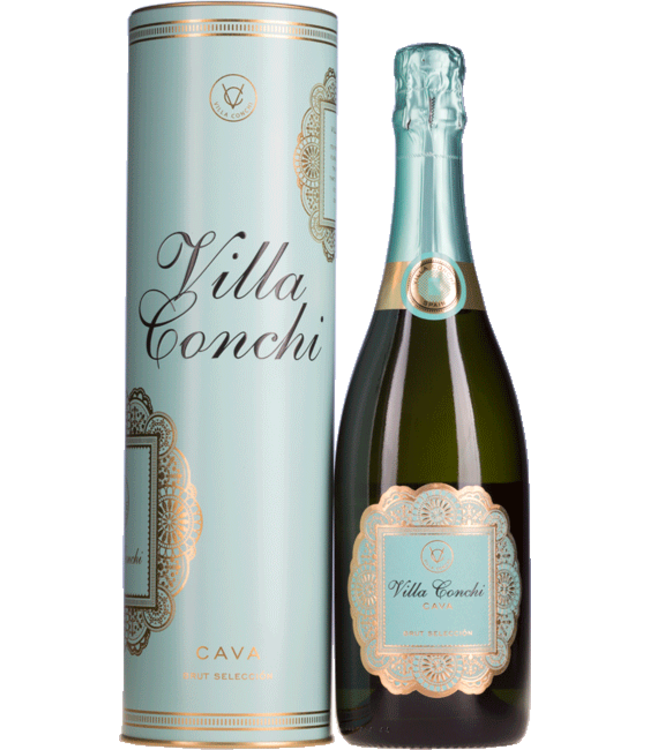 Villa Conchi Brut Cava Selección (Metal gift tube )