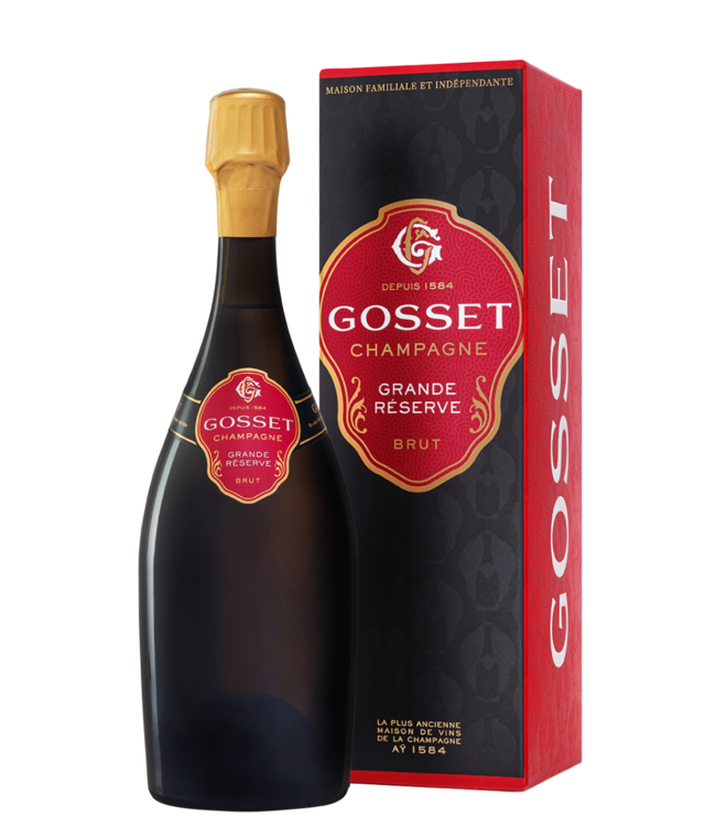 Champagne Gosset, Champagne AC Grande Reserve Brut in giftbox