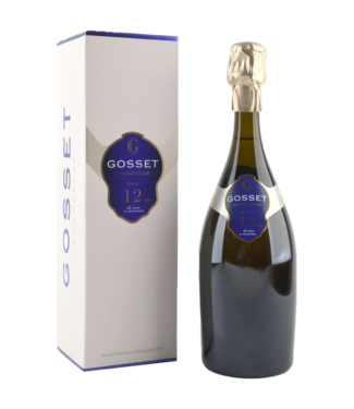 Champagne Gosset Champagne Gosset, Champagne AC 12 ans de Cave a minima + giftbox  0.75L