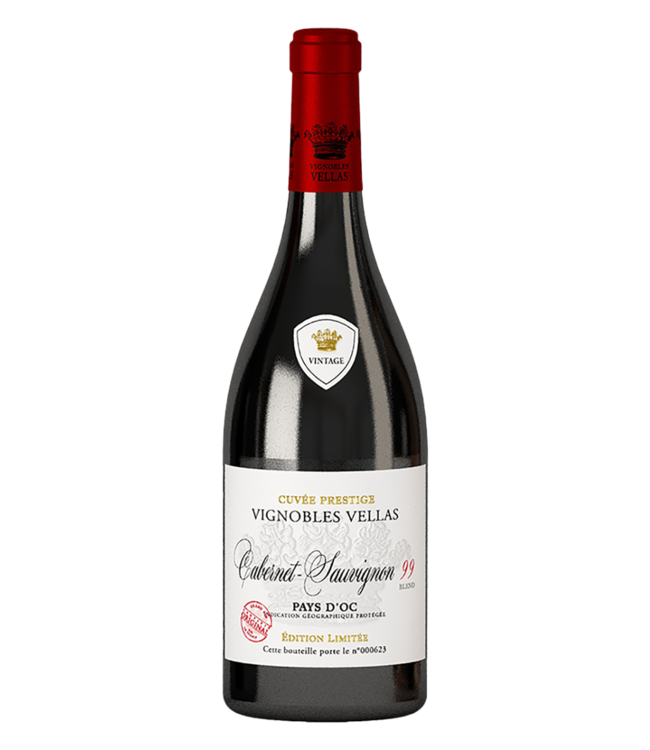 Vignobles Vellas, Pays d'Oc IGP Cabernet Sauvignon, Blend 99  2023