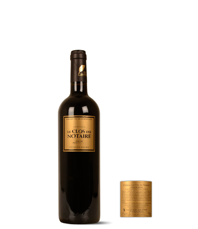 Château Le Clos du Notaire AOC Côtes de Bourg Merlot, Cabernet Franc et Sauvignon)  Rouge 2020