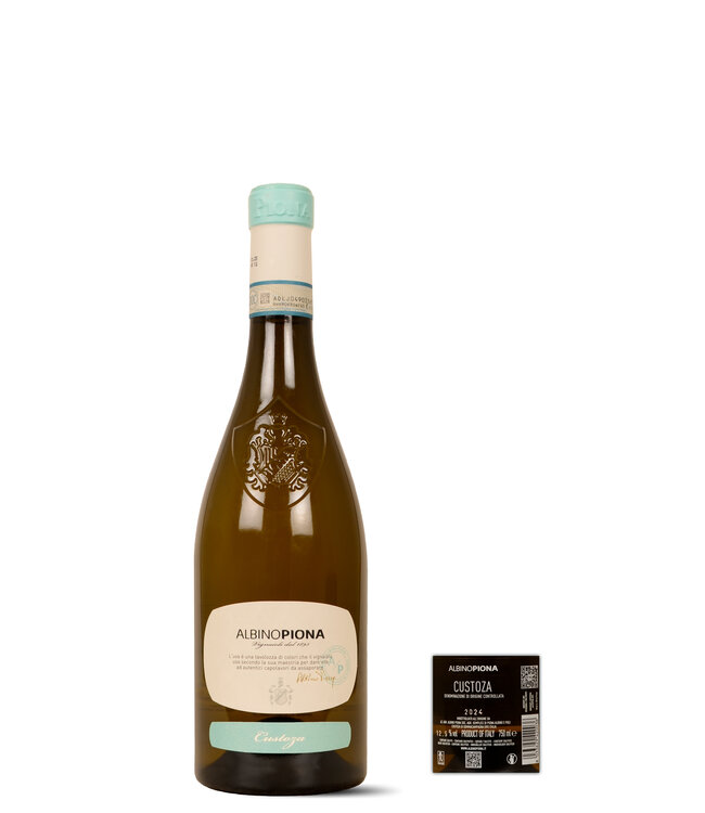 Custoza Albino Piona Garganega 30% Trebbiano 30% Trebbianello (Tai) 15% Bianca Fernanda (Cortese) 15%  Bianco 2024